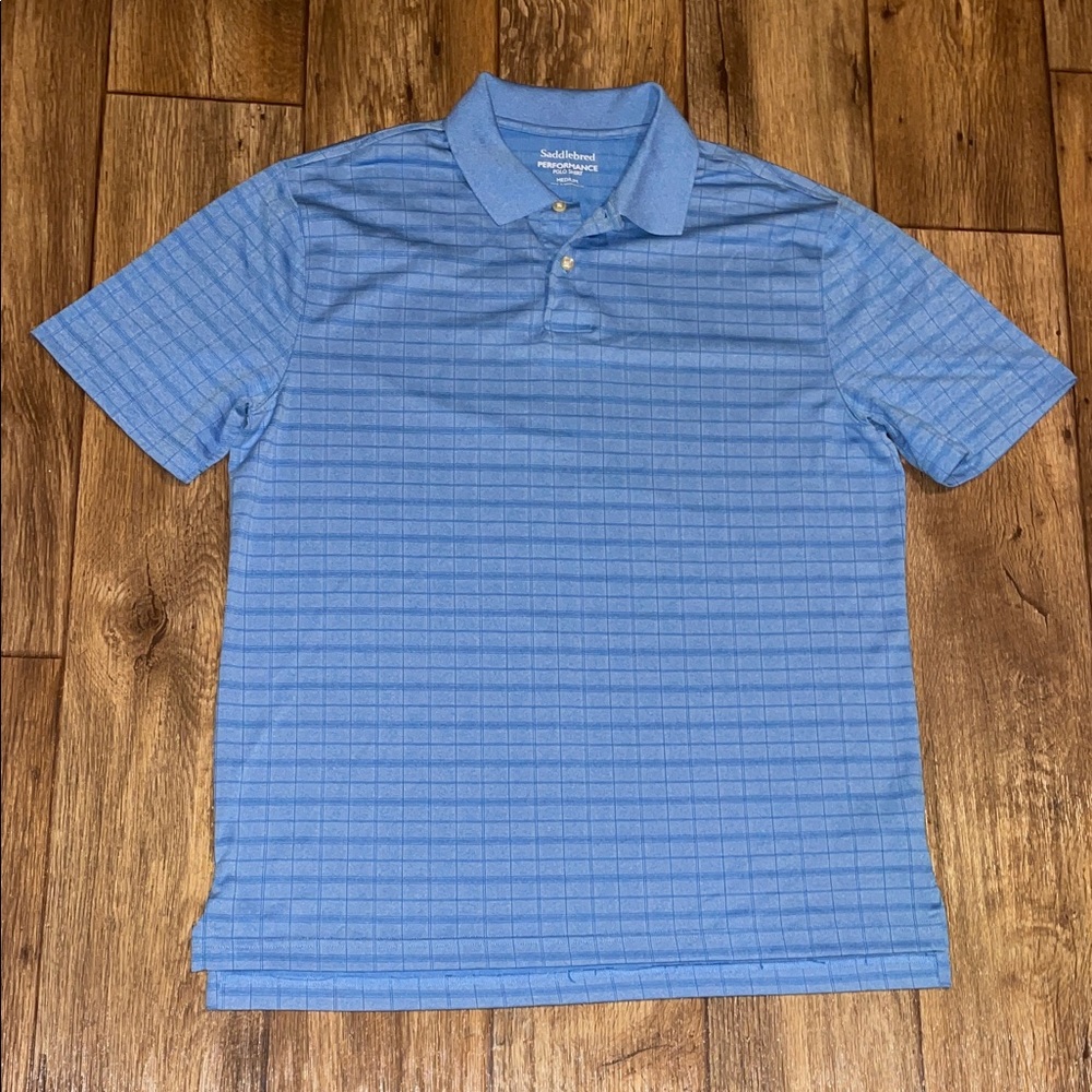 Saddlebred Performance Polo Shirt Men Size M
